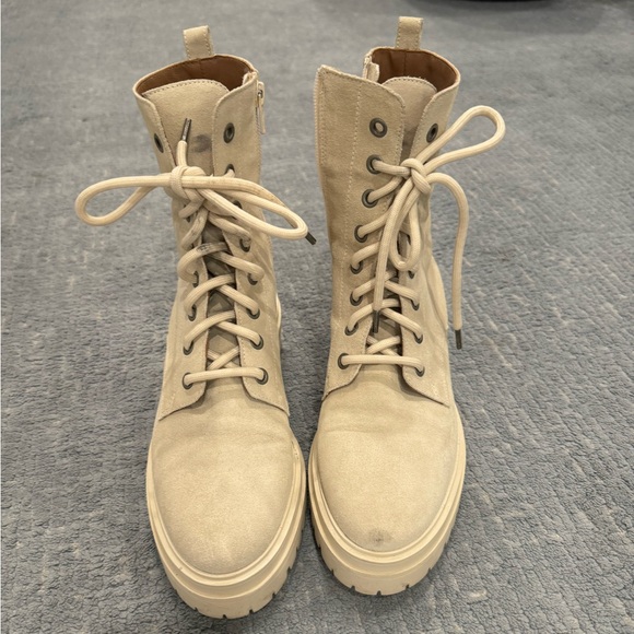 Bash x Something Navy Combat Boots - Picture 1 of 4